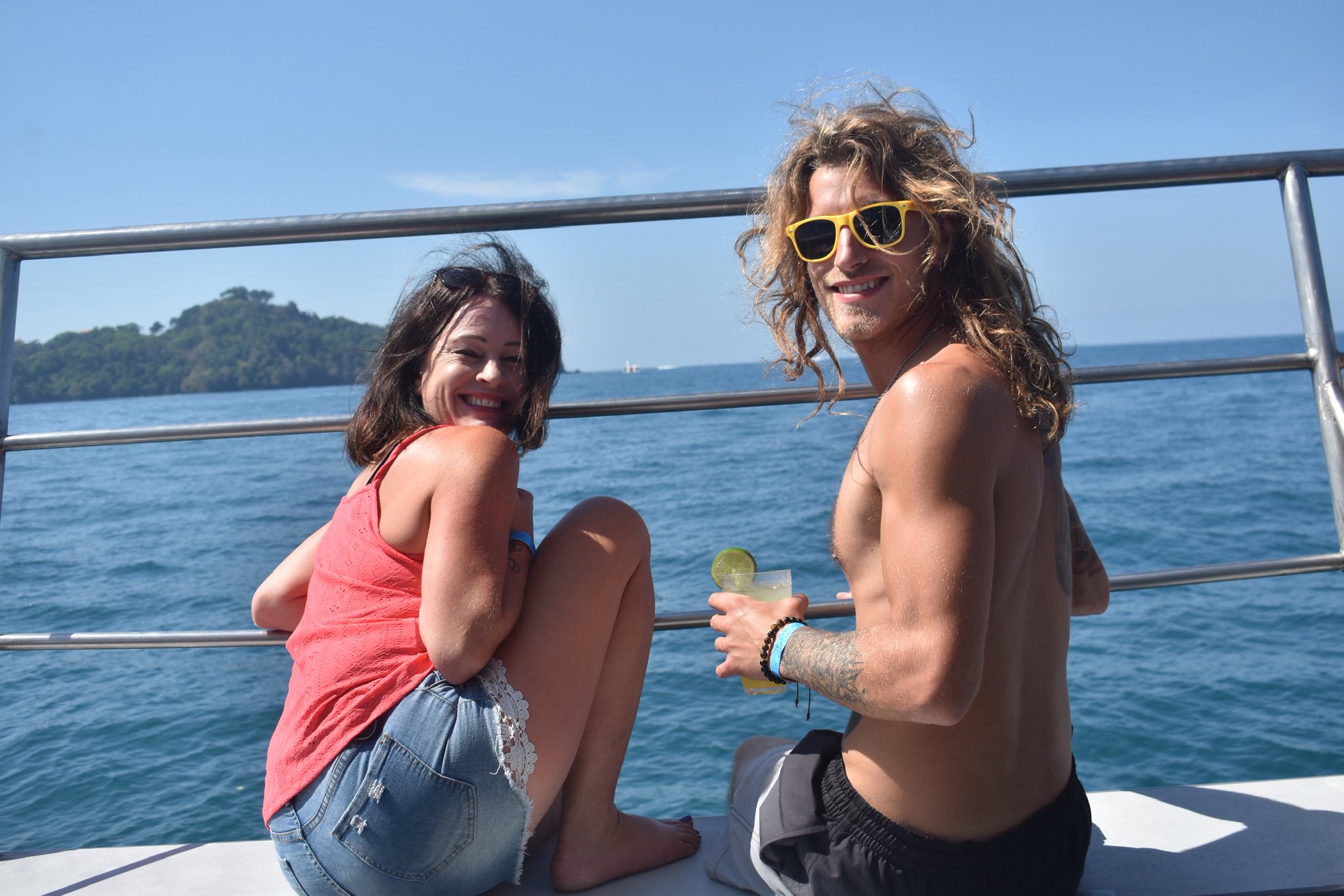 Seaquest catamaran cruise sunset snorkeling Manuel Antonio Costa Rica